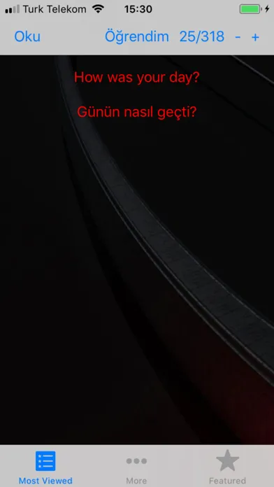 Captures d'écran de Ingilizce Günlük Konuşmalar