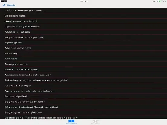 Dini Hikayeler internetsiz iPad 應用截圖