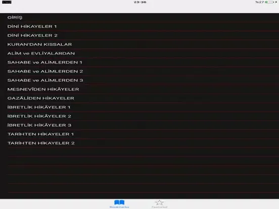 Dini Hikayeler internetsiz iPad 應用截圖