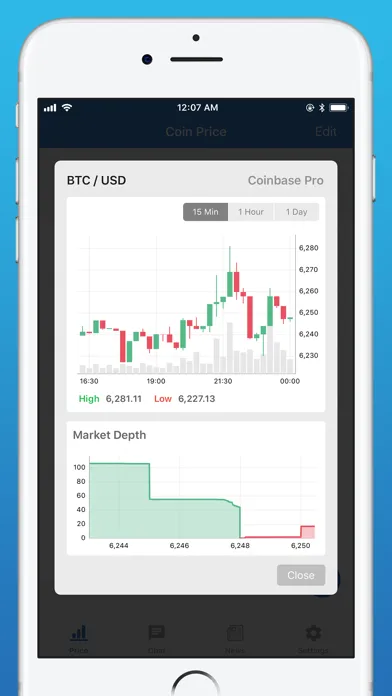 Zrzuty ekranu Coin Price - Price & News