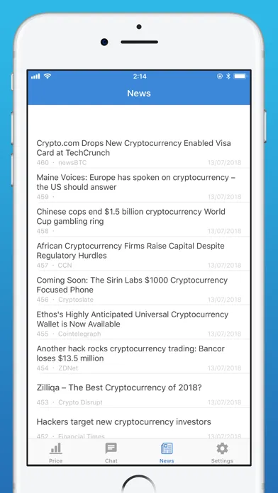 Zrzuty ekranu Coin Price - Price & News