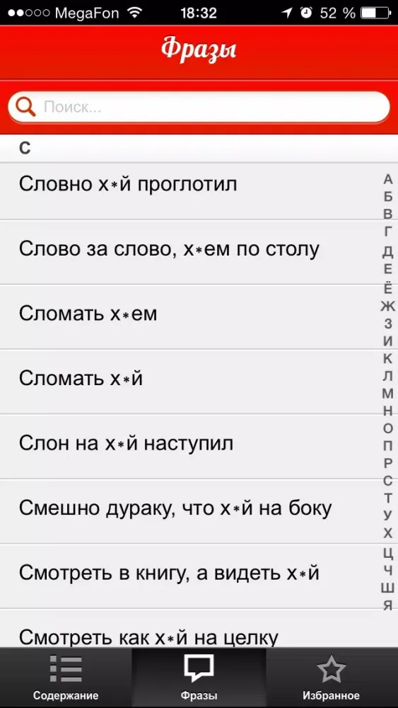 Screenshot di Большой словарь мата