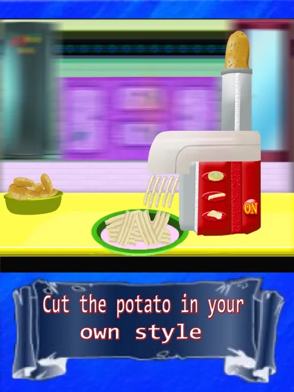 Burger fast food cooking games iPad 应用截图