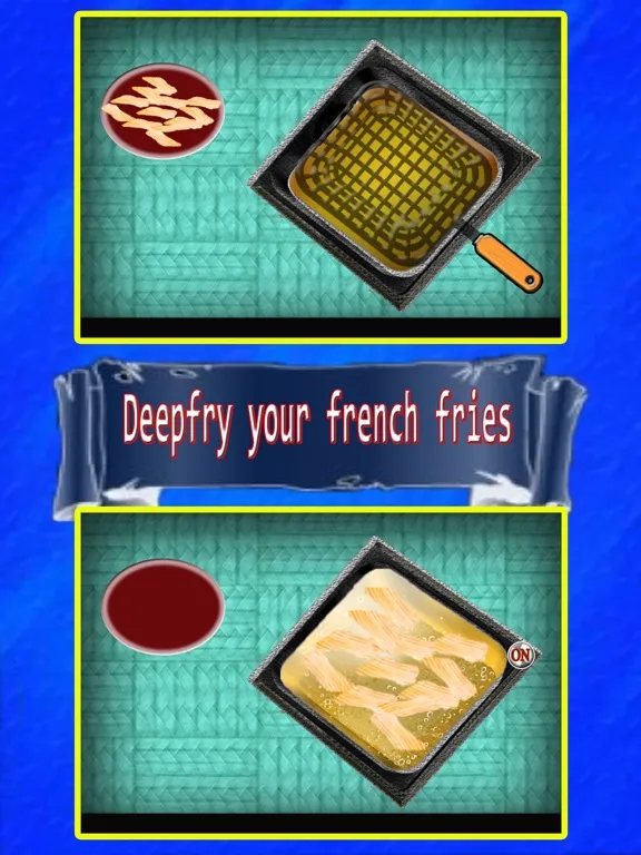 Burger fast food cooking games iPad 应用截图