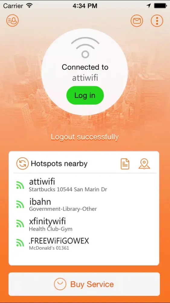 Captures d'écran de Total-WiFi Global WiFi Access