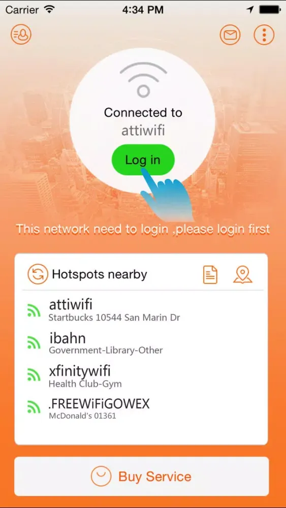 Captures d'écran de Total-WiFi Global WiFi Access