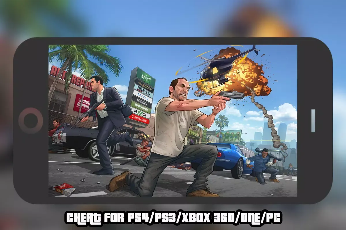 Cheats GTA 5 for PS4, PC, XBOX应用截图