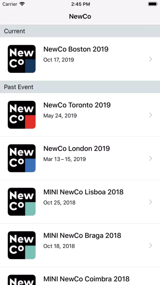 NewCo Festivals 스크린샷