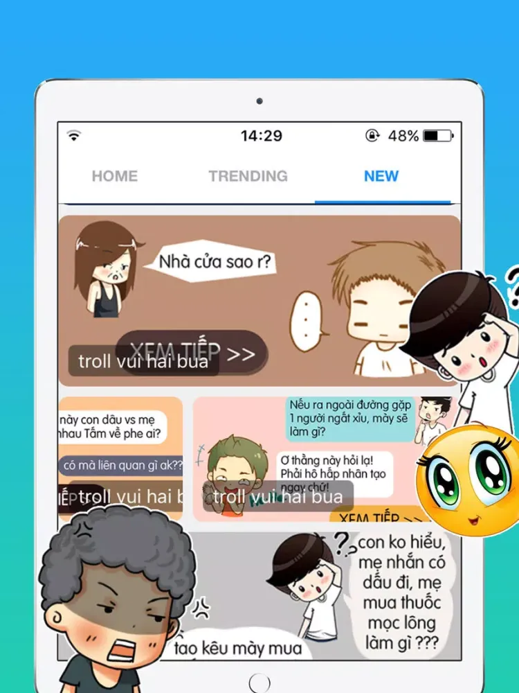 Captures d'écran de Tin nhắn vui ZL iPad 