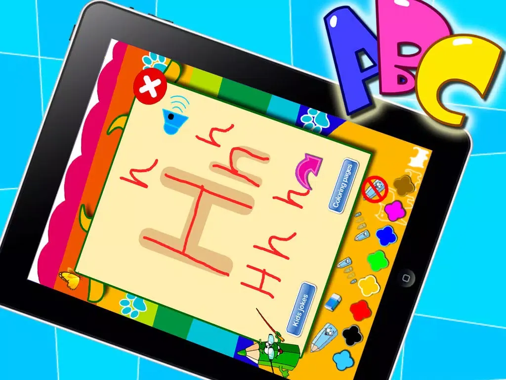 Zrzuty ekranu Write the alphabet for kids free iPad 