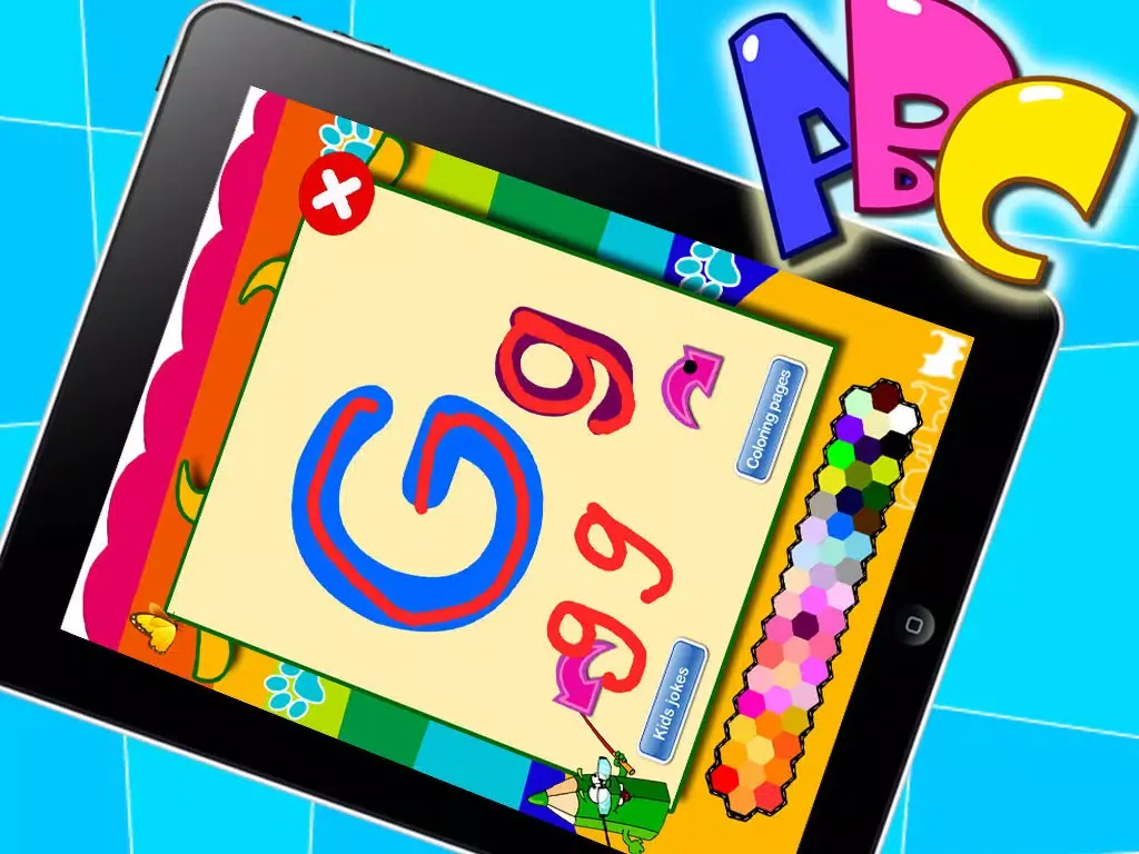 Zrzuty ekranu Write the alphabet for kids free iPad 