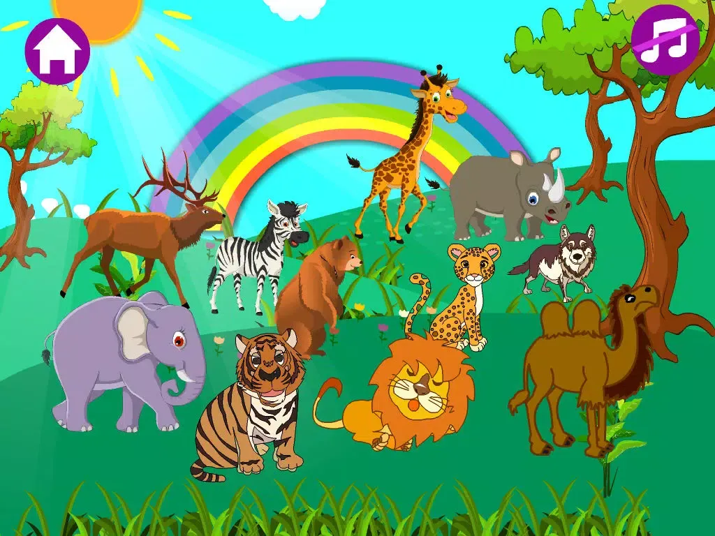Animal Sounds Free-Fun Animal Sounds Game for Kids iPad Screenshots