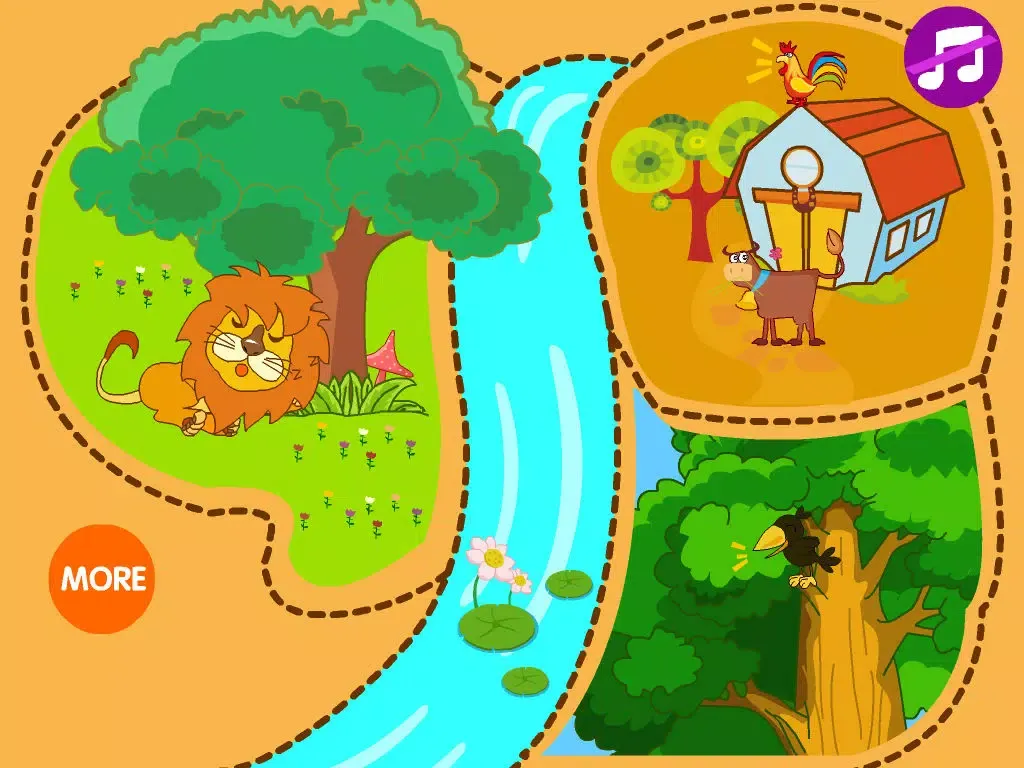 Animal Sounds Free-Fun Animal Sounds Game for Kids iPad Screenshots