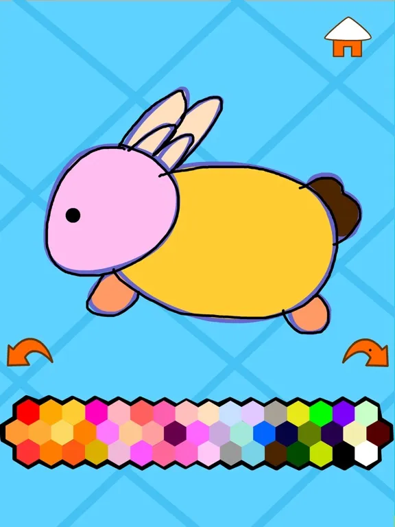 Painting animais games iPad Screenshots