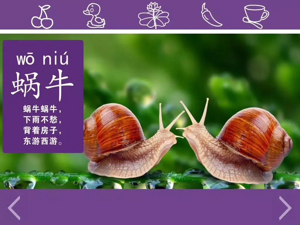 Capturas de pantalla de 宝宝早教童谣识字认物品 iPad 