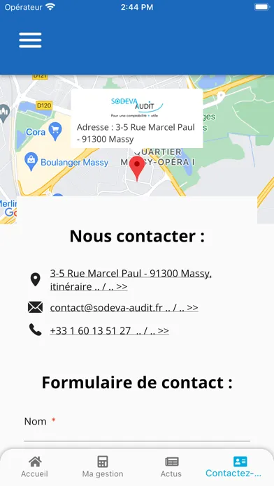 Скриншоты SODEVA Audit Comptable à Massy