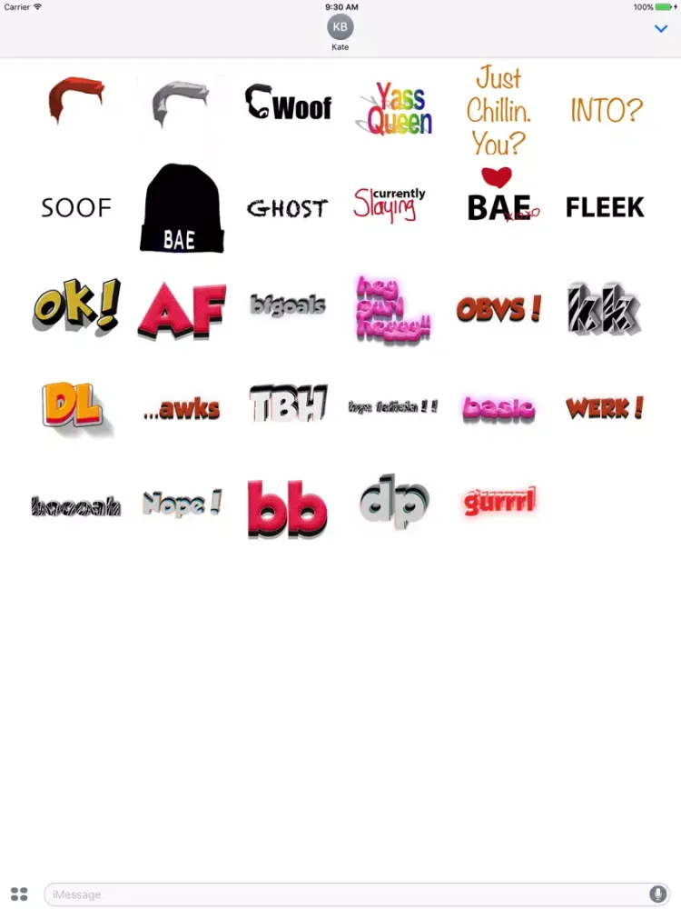 Yasss Queen - Sass & Shade LGBT Stickers iPad  Screenshots