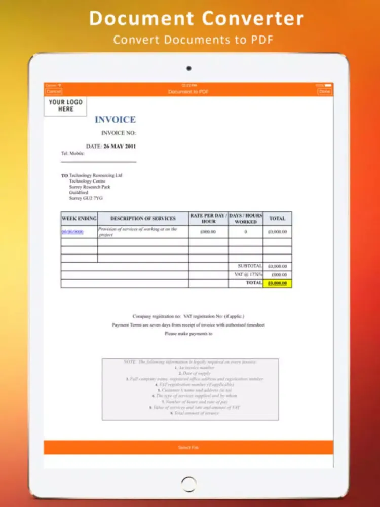 PDF Office Suite - for iWork Office Convert & Edit iPad  سکرین شاٹس
