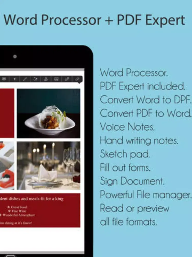 Documents Pro - for Microsoft Office Word edition iPad  Screenshots
