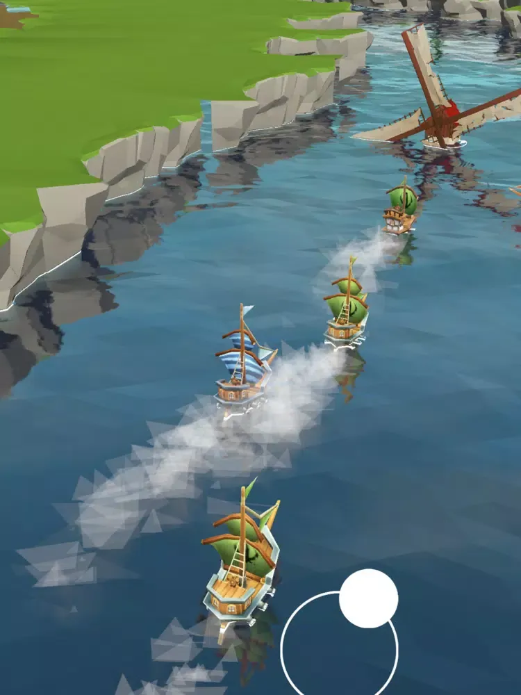 Ảnh chụp màn hình của Ship it! Regatta iPad 