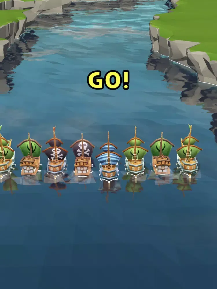 Ảnh chụp màn hình của Ship it! Regatta iPad 