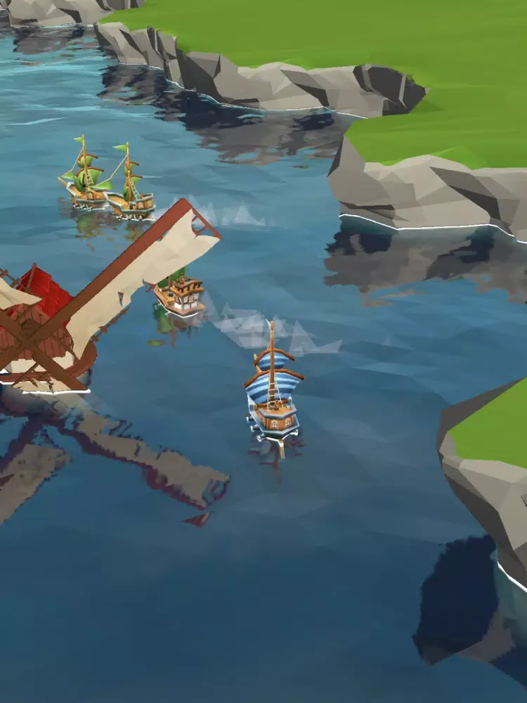 Ảnh chụp màn hình của Ship it! Regatta iPad 