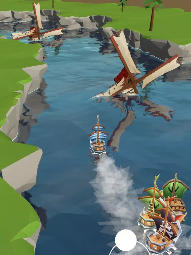 Ảnh chụp màn hình của Ship it! Regatta iPad 