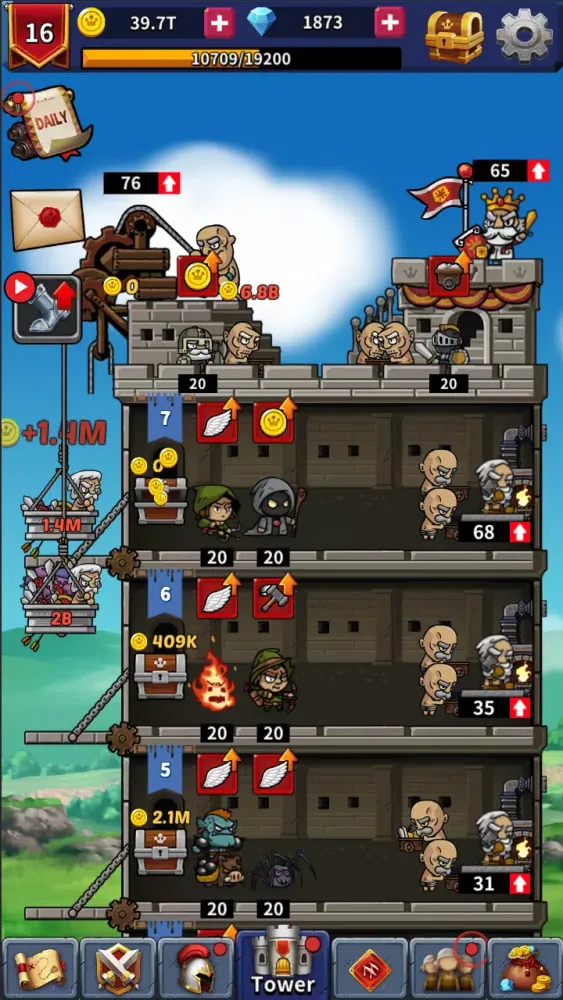 Capturas de pantalla de CASTLE TYCOON - IDLE Tower RPG