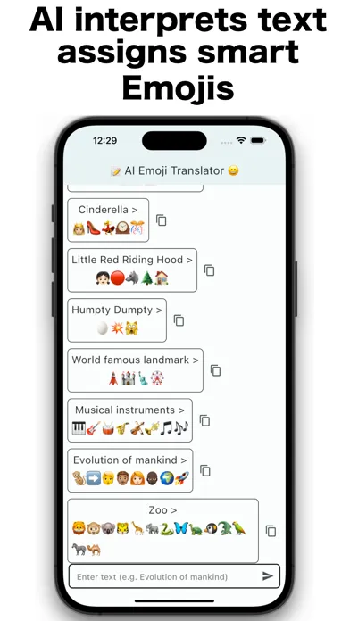 Zrzuty ekranu AI Emoji Translator