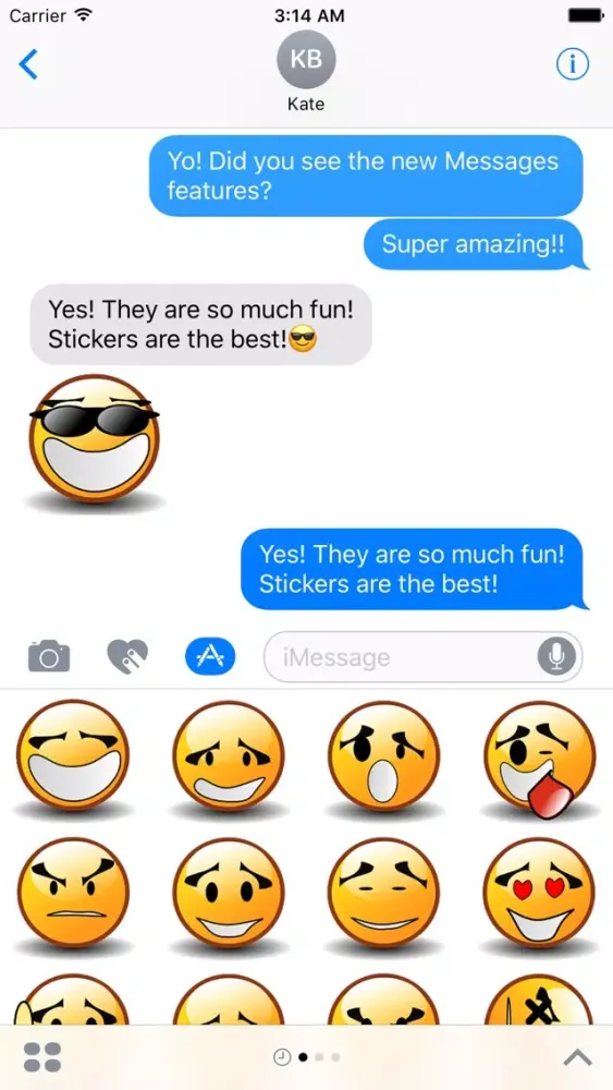Smiley-Stickers Screenshots