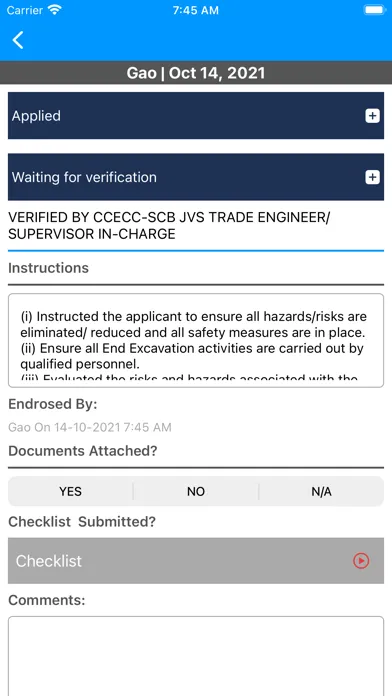 Tangkapan layar e-Safe