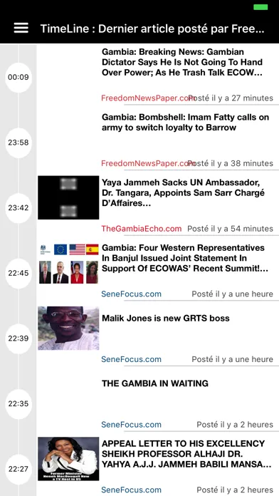 News Gambia Ekran Görüntüleri