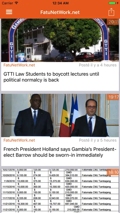 News Gambia Ekran Görüntüleri