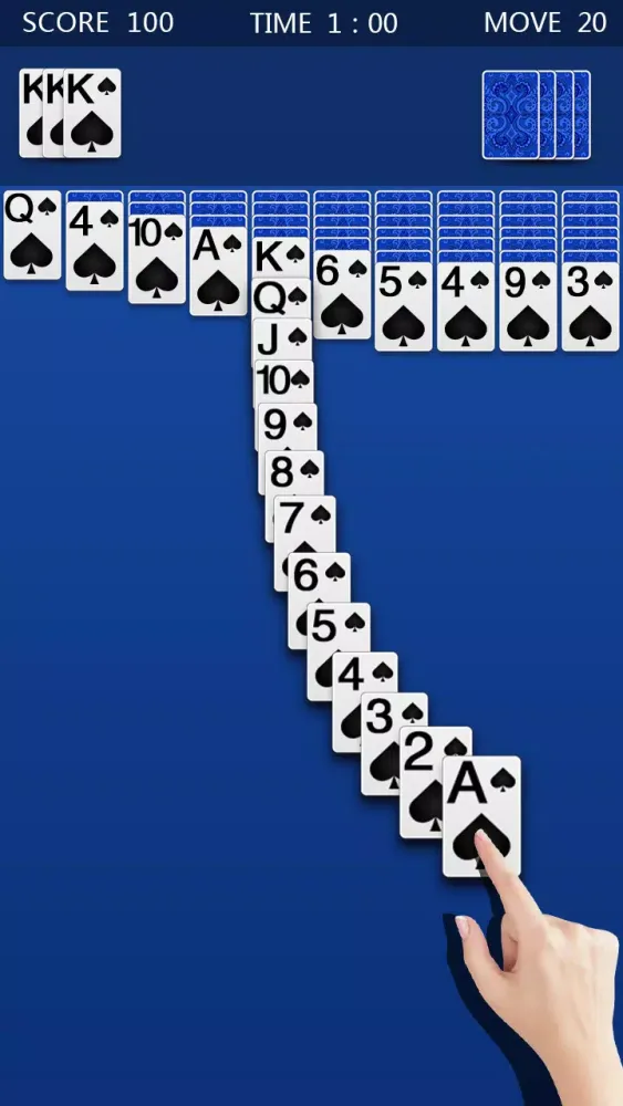 Spider Solitaire - card game スクリーンショット