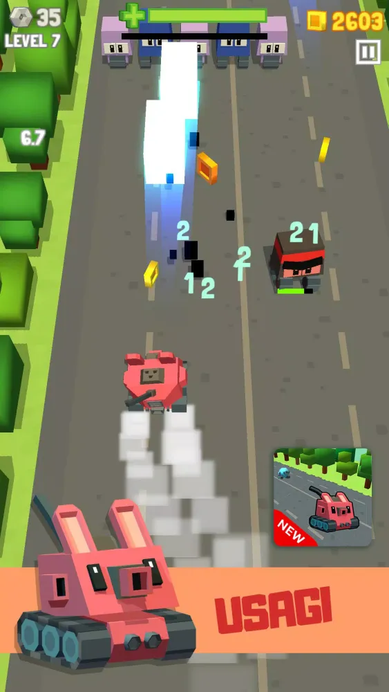 ภาพหน้าจอของ Block shoot games craft