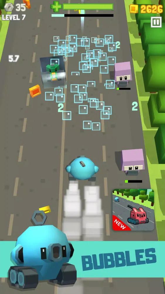 ภาพหน้าจอของ Block shoot games craft