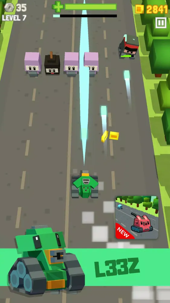 ภาพหน้าจอของ Block shoot games craft