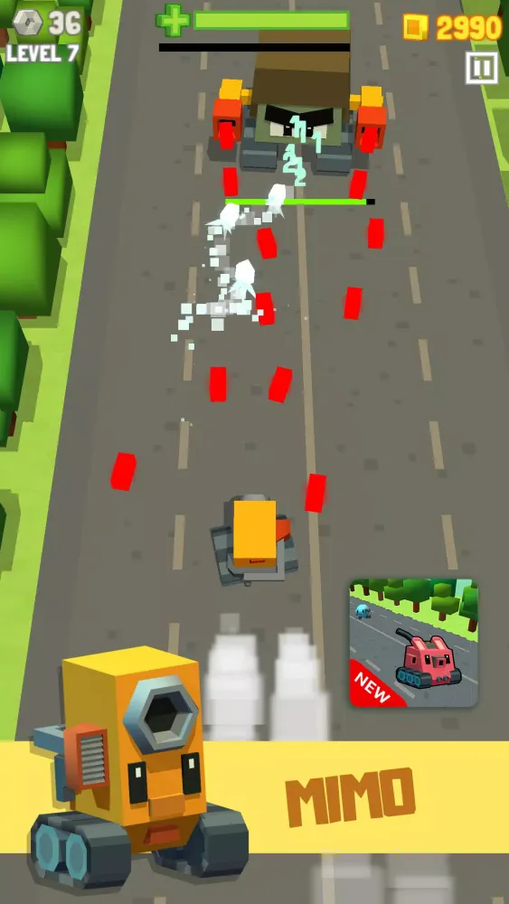 ภาพหน้าจอของ Block shoot games craft