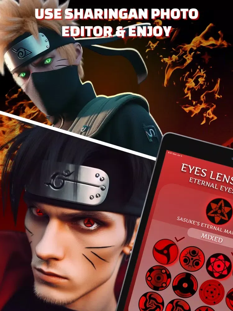 Sharingan Eye Contacts PRO. iPad  Ekran Görüntüleri