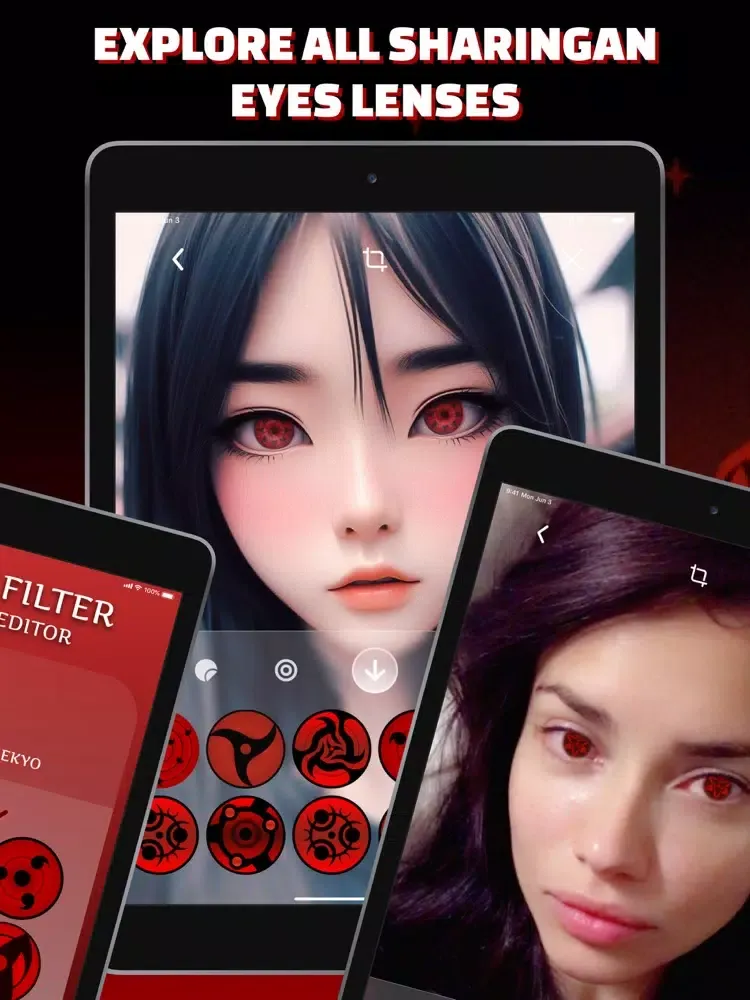 Sharingan Eye Contacts PRO. iPad  Ekran Görüntüleri