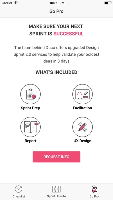 Duco - Design Sprint Guide Screenshots