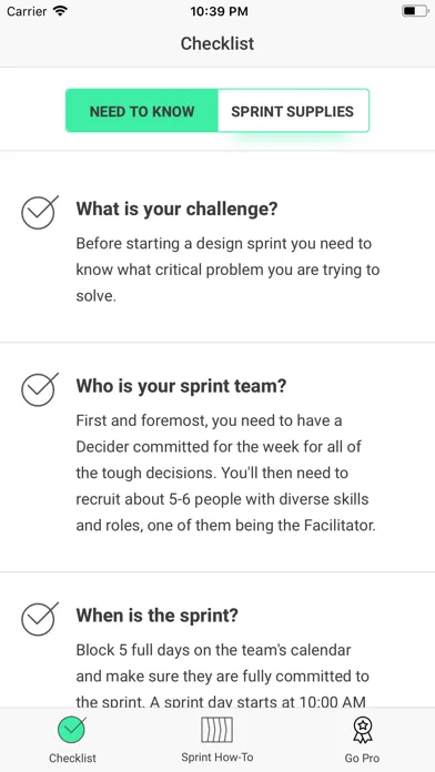 Duco - Design Sprint Guide Screenshots