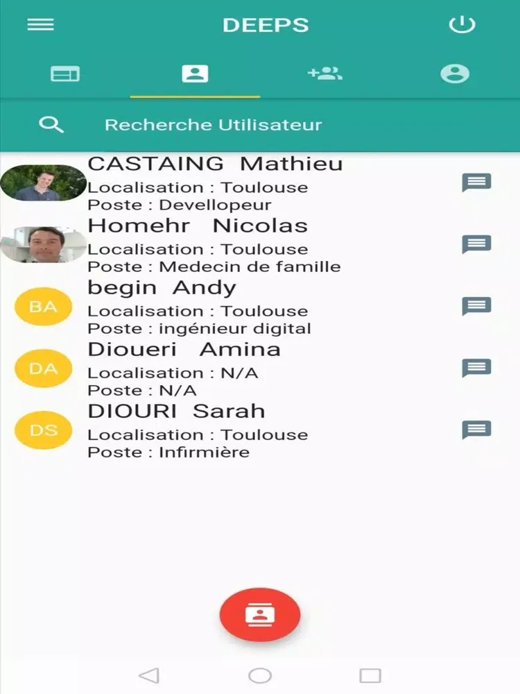 Скриншоты Deeps - Messagerie sécurisée iPad 