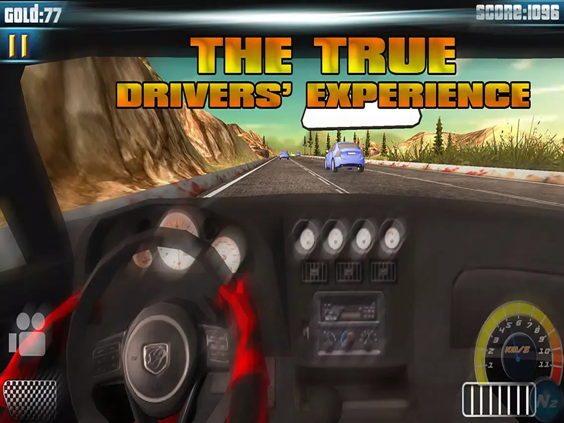 ภาพหน้าจอของ Racing Rival Traffic In Car iPad 