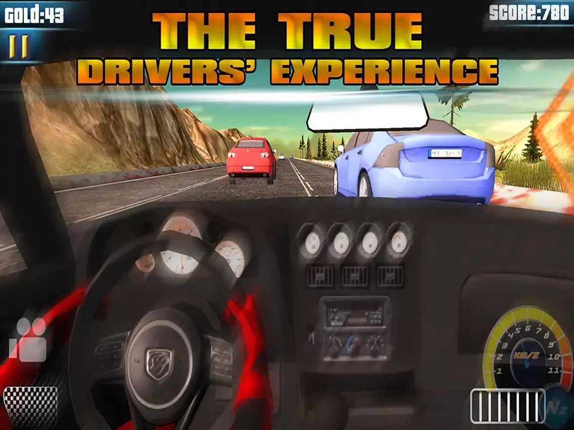 ภาพหน้าจอของ Racing Rival Traffic In Car iPad 