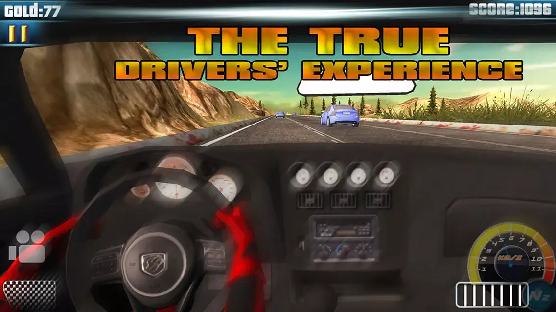 ภาพหน้าจอของ Racing Rival Traffic In Car