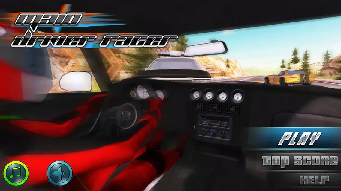 ภาพหน้าจอของ Racing Rival Traffic In Car
