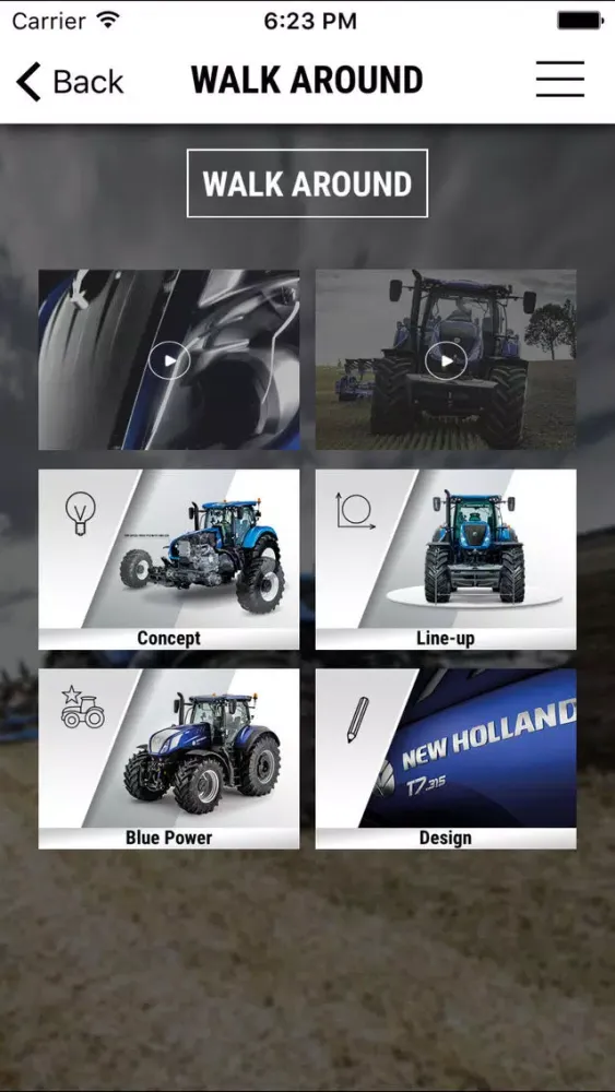 Zrzuty ekranu New Holland Ag T7 HD - Dealer