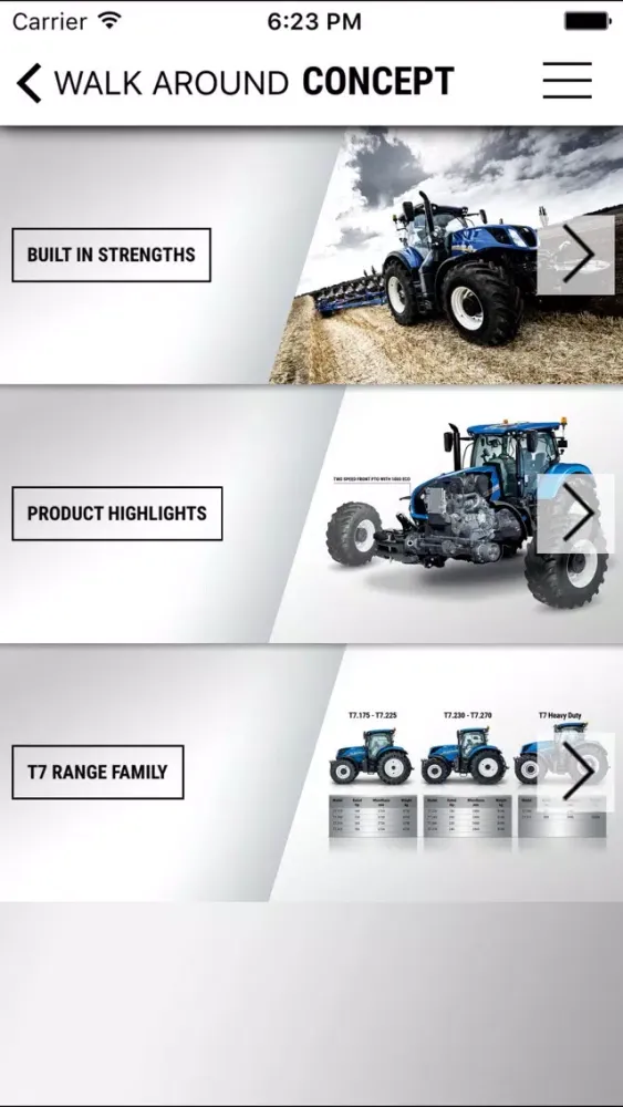 Zrzuty ekranu New Holland Ag T7 HD - Dealer