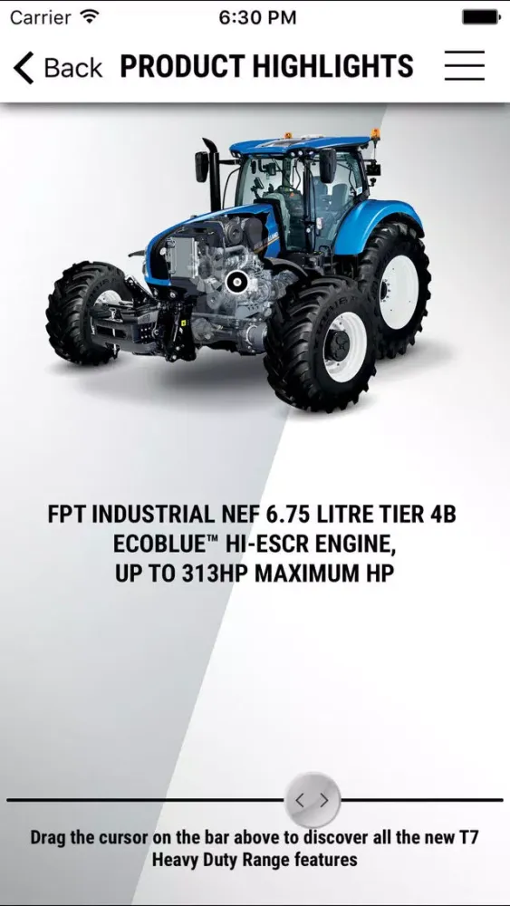 Zrzuty ekranu New Holland Ag T7 HD - Dealer